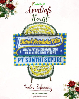 Papan Bunga Duka di Talang Bakung