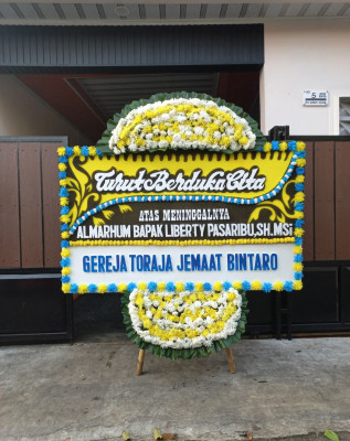 Papan Bunga Duka di Talang Bakung