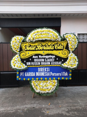Papan Bunga Duka di Talang Bakung