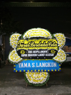 Papan Bunga Duka di Talang Bakung