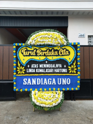 Papan Bunga Duka di Talang Bakung